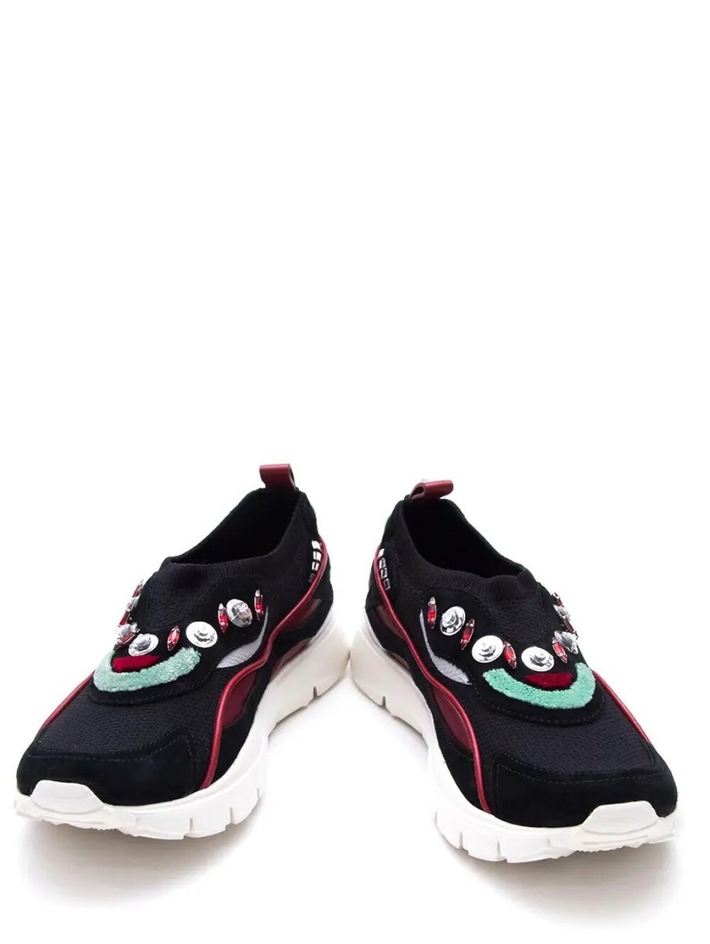 VALENTINO GARAVANI Women's Mixed Media Trainer Sneakers EU 38 US 8 Org $890